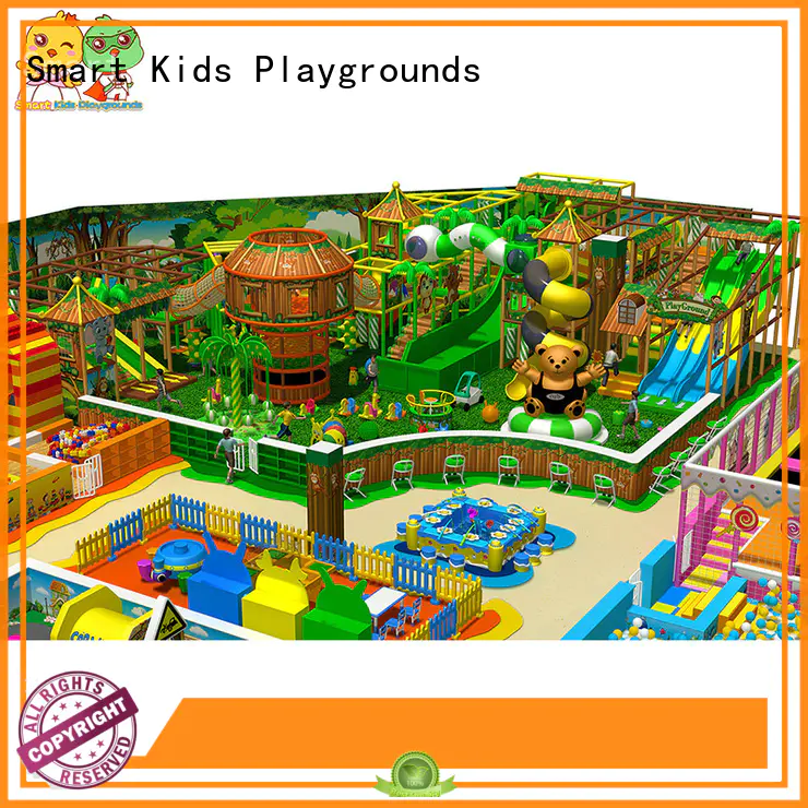 Smart Kids Playgrounds durable jungle theme playground theme for Kindergarden