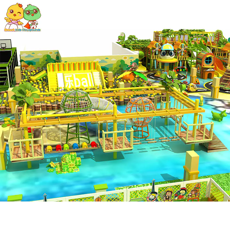 Amusement park safety kids indoor playground for happy SKP-1807005