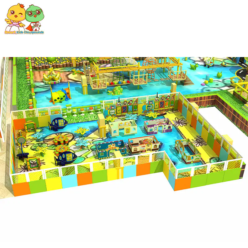 Amusement park safety kids indoor playground for happy SKP-1807005