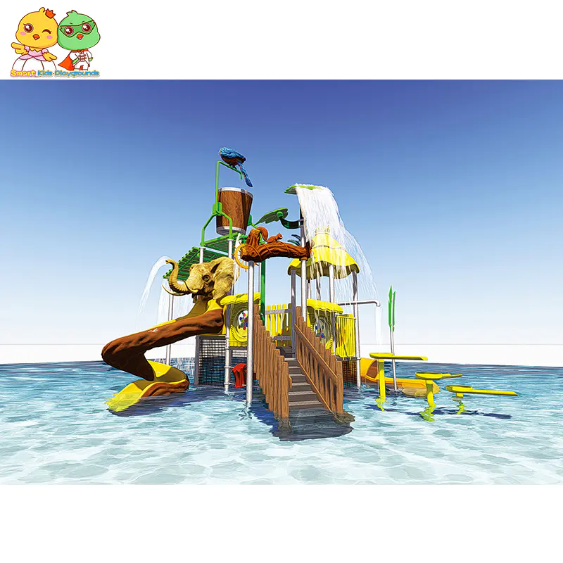 Children water park equipment play slide SKP-1811022