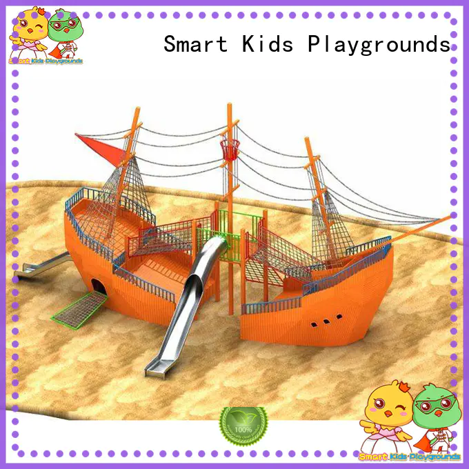 boys slides wooden metal kids slide house Smart Kids Playgrounds Brand