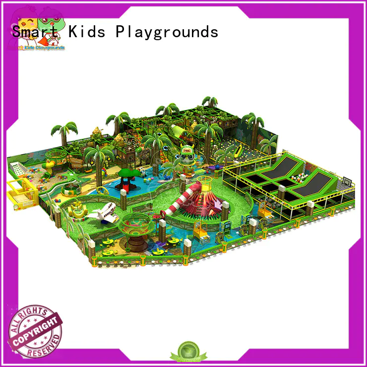 plastic jungle gym indoor jungle theme playground Smart Kids Playgrounds Brand