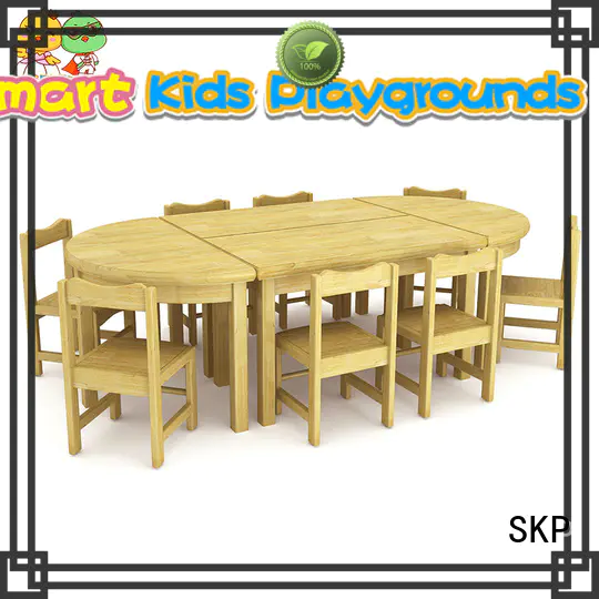 ce childrens wooden table and chairs high quality for Kids care center SKP