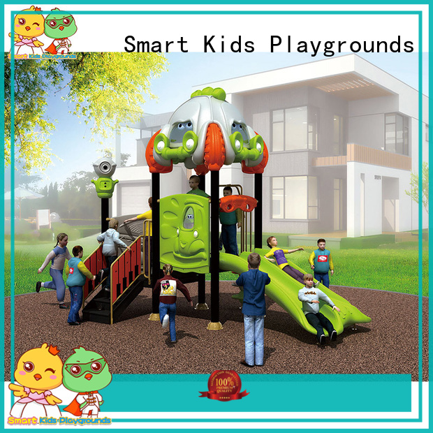 Smart Kids Playgrounds durable wooden slide plastic for kindergarten