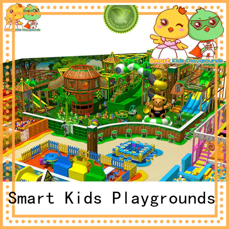 area trampoline jungle theme playground Smart Kids Playgrounds Brand