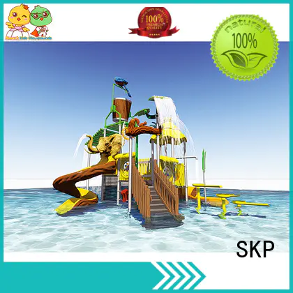 SKP slide water park playground high quality for plaza