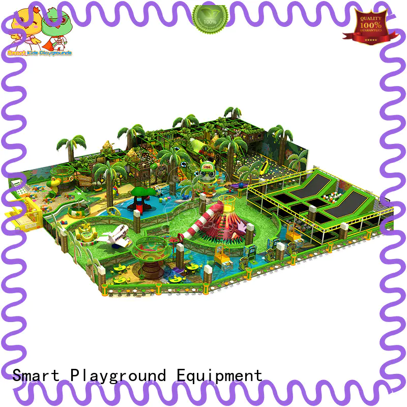 Smart Kids Playgrounds theme wooden jungle gym directly price for shopping mall