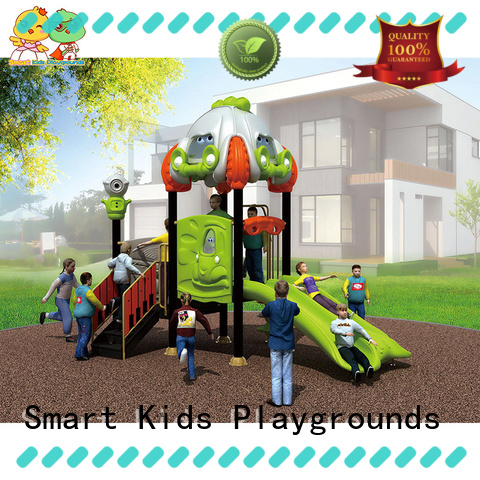 wooden playground slide slides jungle for kindergarten Smart Kids Playgrounds