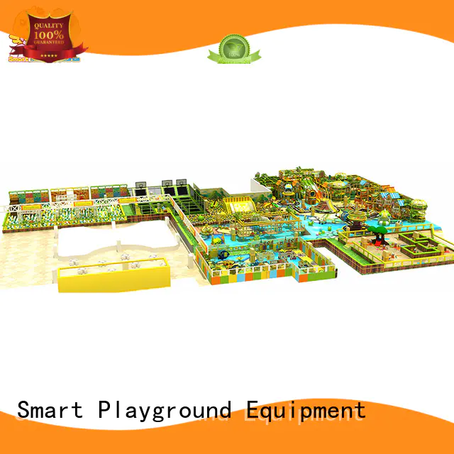 plastic jungle gym children facilities jungle theme playground Smart Kids Playgrounds Brand