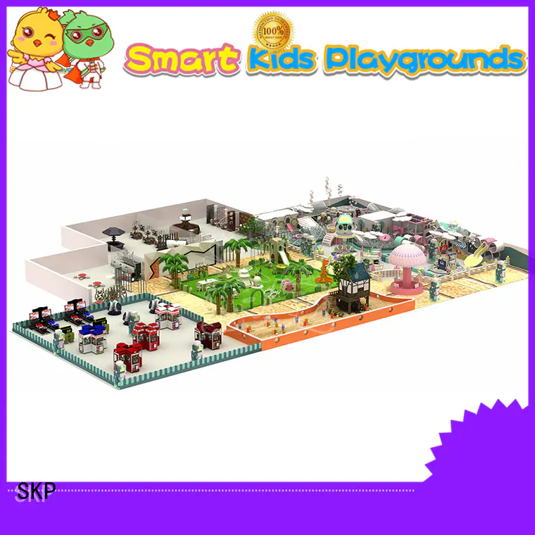 SKP safety jungle theme playground puzzle game for Kindergarden