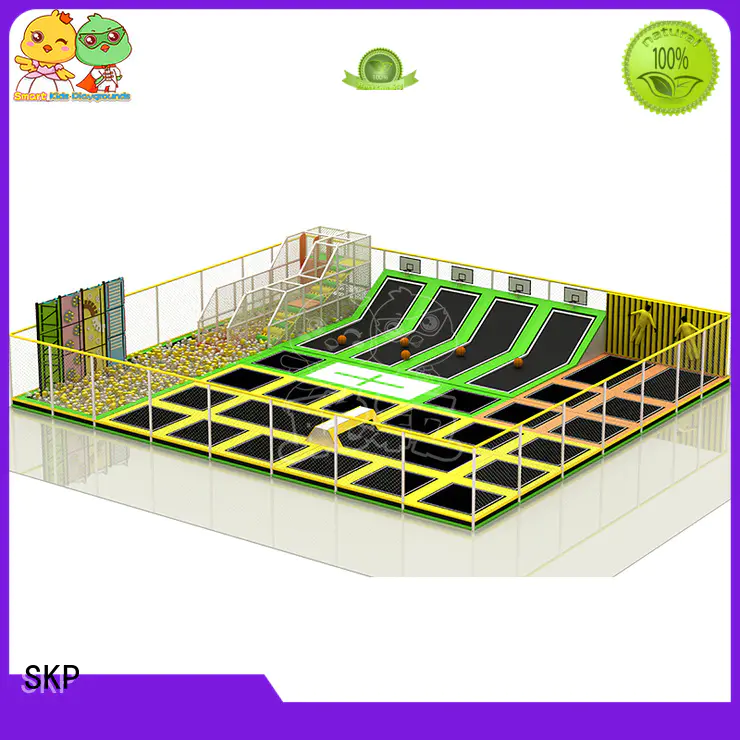 SKP stable trampoline park equipment high quality for school