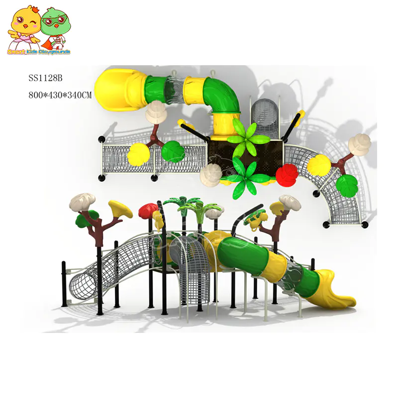 Child slide ladder plastic slide outdoor playground equipment prices for sale SKP-1907836