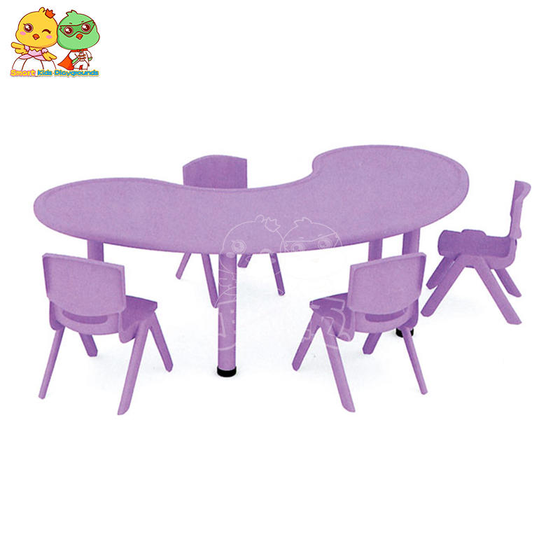 Plastic Colorful Children's Moon Table Is Adjustable SKP