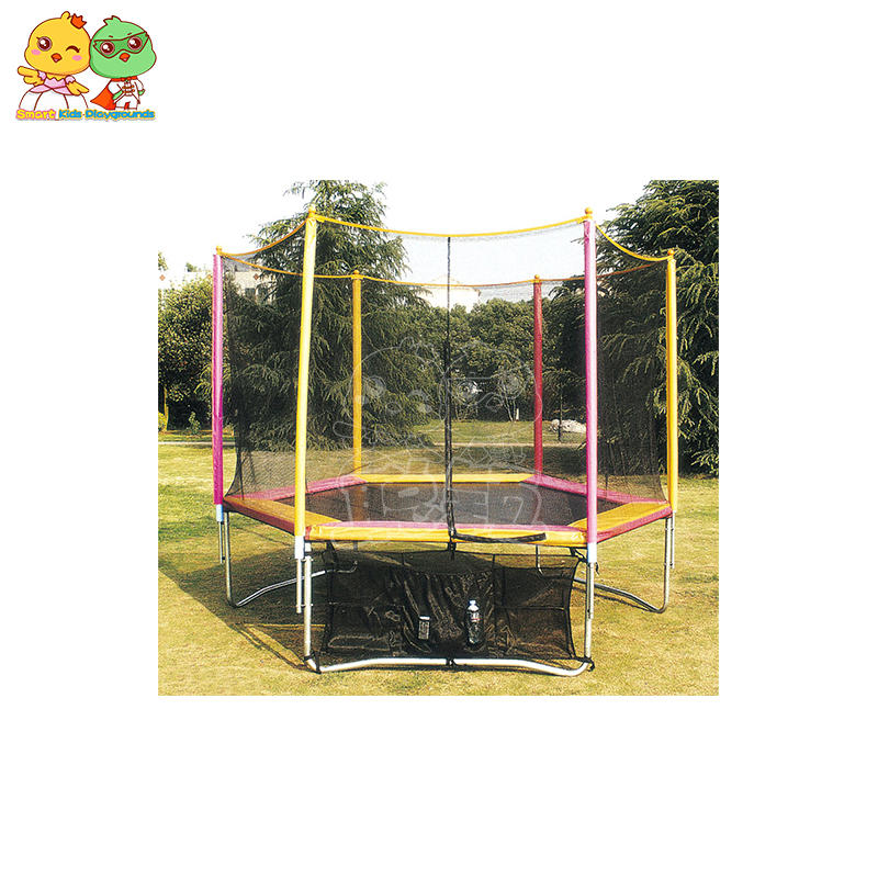 Small Outdoor Indoor Trampoline With Guardrail Commercial Domestic SKP