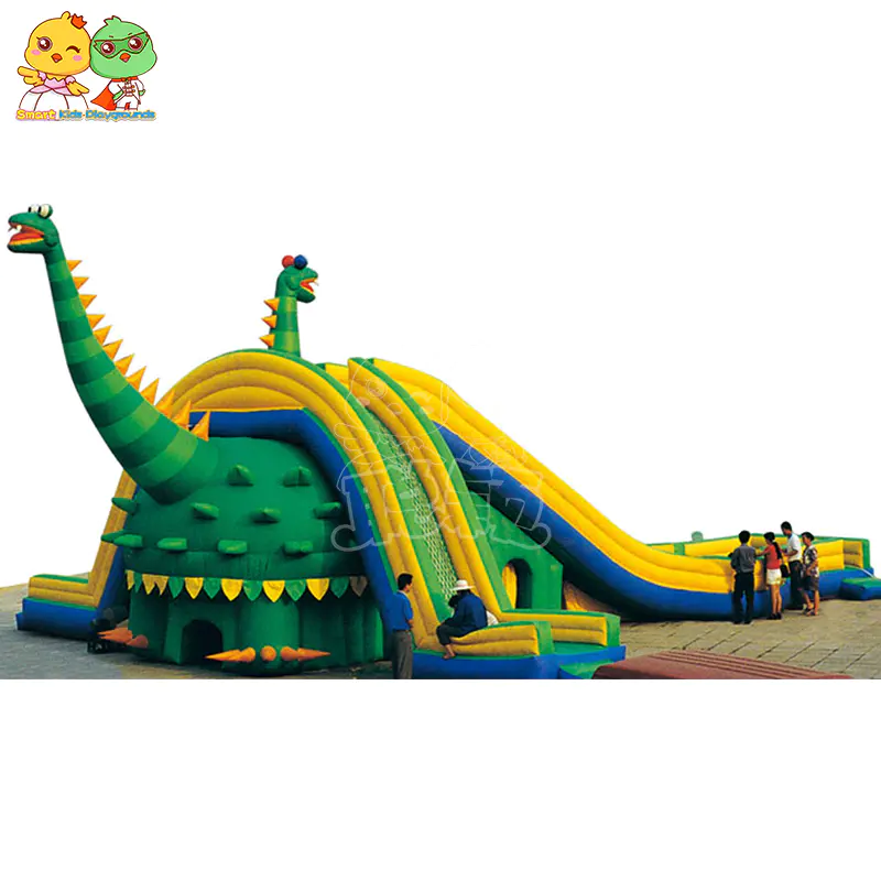 A Dinosaur Inflatable Castle Large Slide Inflatable Toy SKP