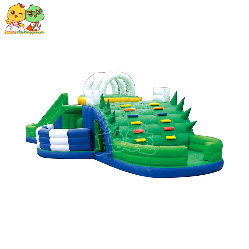 Large Inflatable Castle Large Slide Customized Shaped Water Equipment SKP