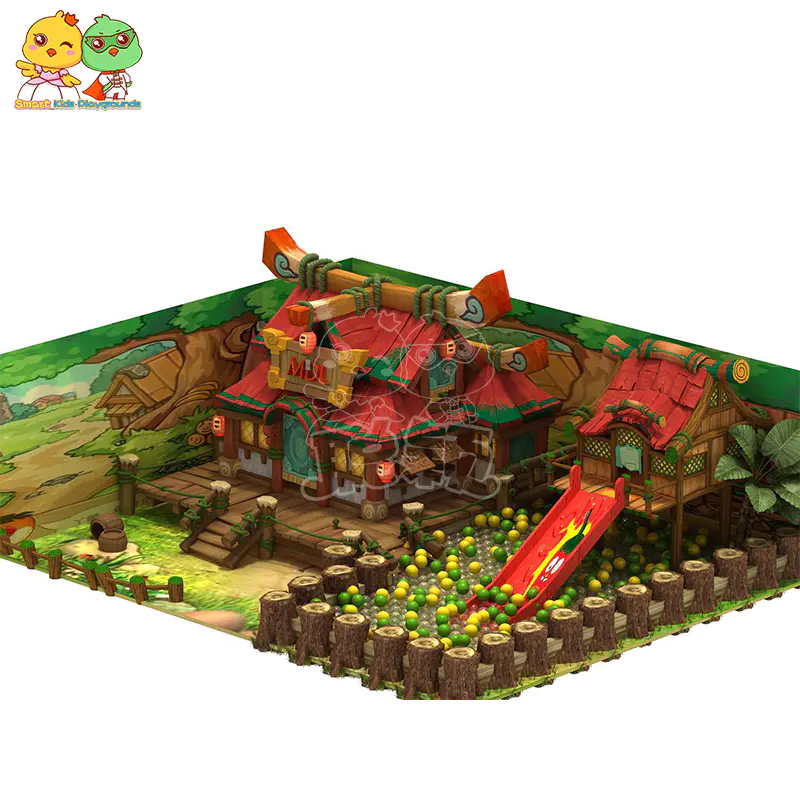 Chinese style children indoor playground mall can be customized SKP