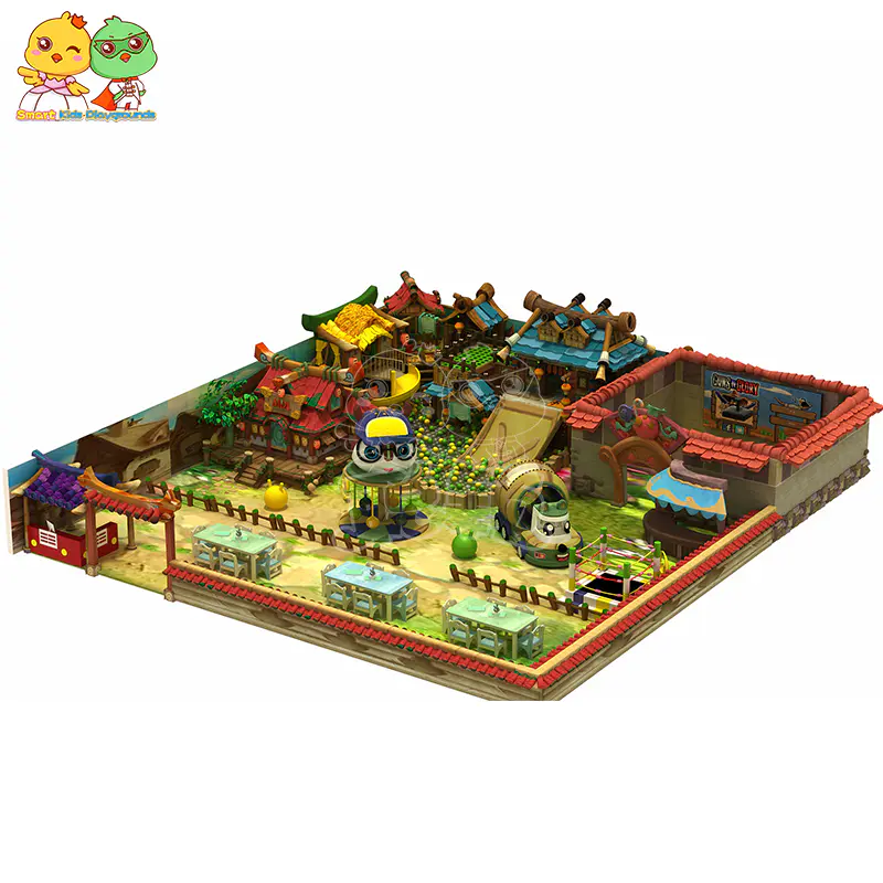 Chinese style children indoor playground mall can be customized SKP