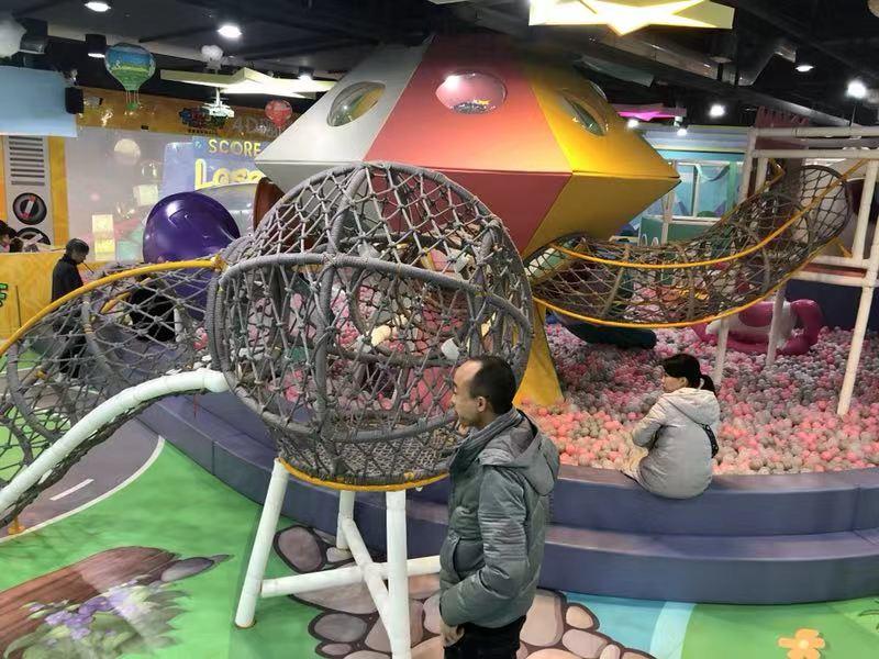 Candy macaron theme indoor playground manufacturers commercial