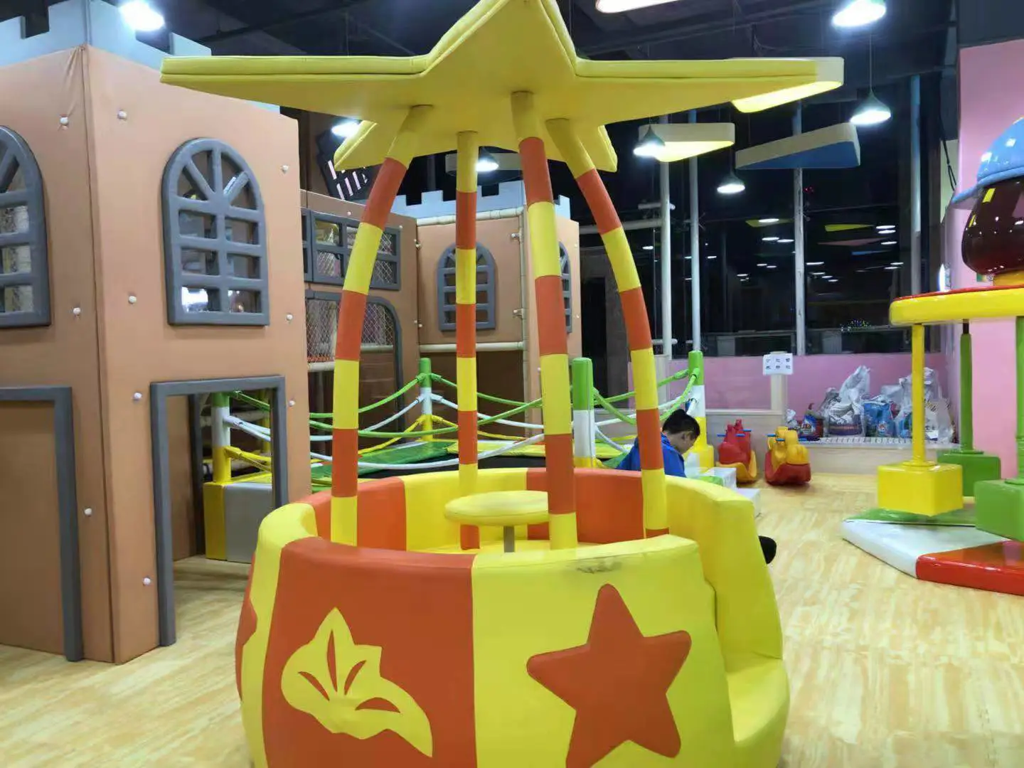 Big indoor playground soft type for children