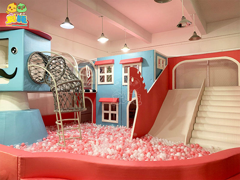 Macaron-themed indoor playground for children