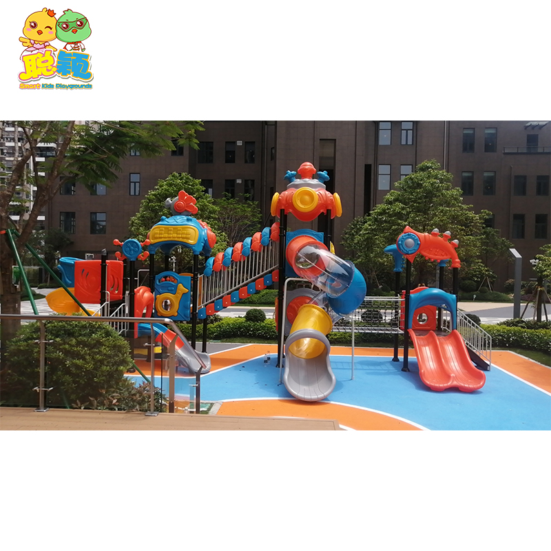 Customized Kindergarten Adorable Outdoor Playground Equipment Slide