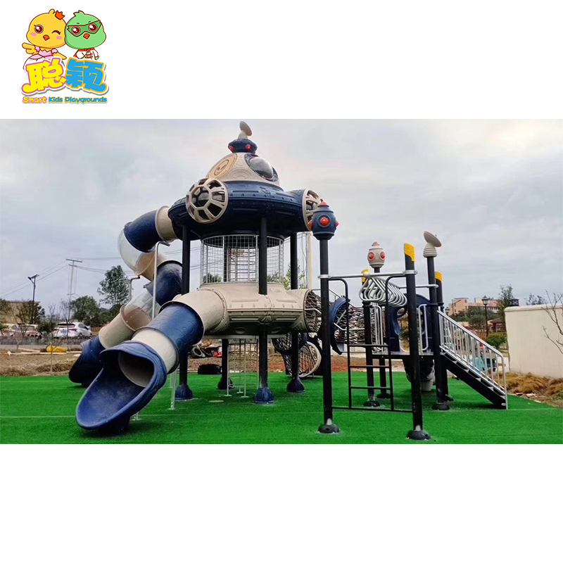 Customized Theme Outdoor Amusement Playground Slide With Different Functions