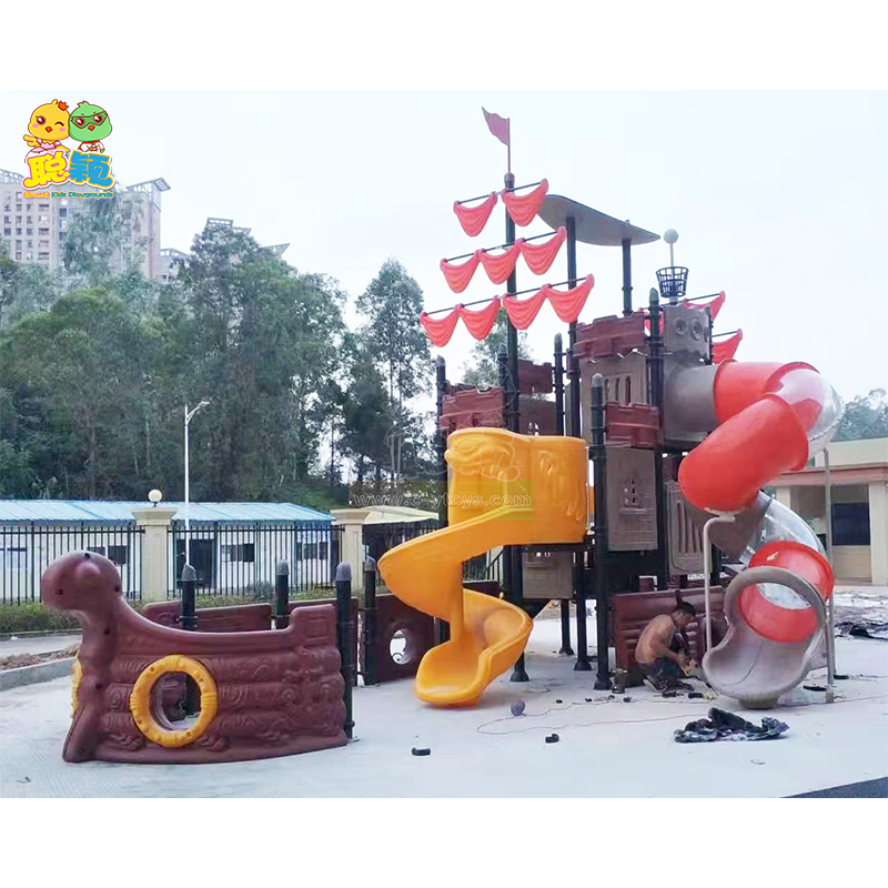 Best New Design Multiplayer Outdoor Amusement Park Adorable Theme Playground Equipment Slide Supplier