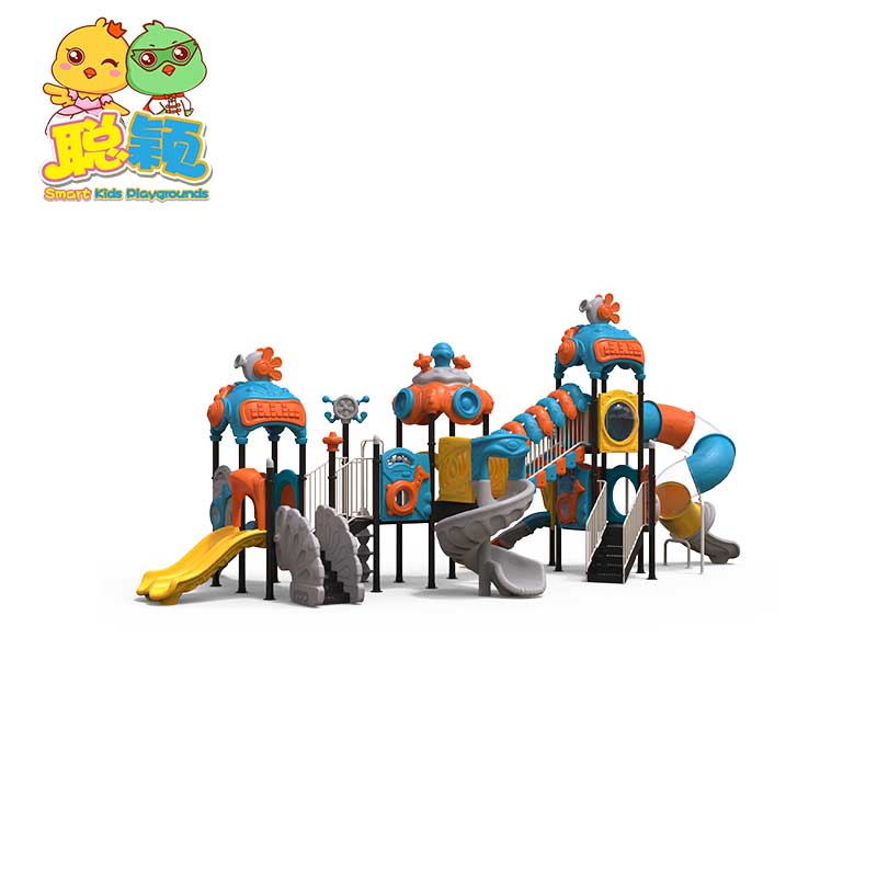 Pretty Customized Set Outdoor Kindergarten Toys Playground Equipment Slide