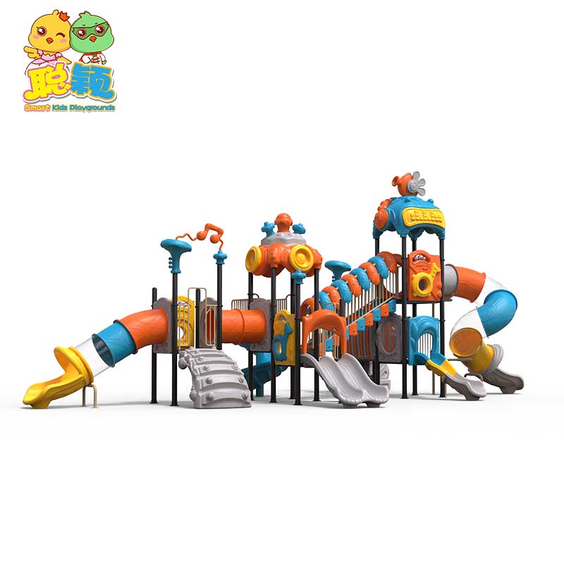 Pretty Customized Set Outdoor Kindergarten Toys Playground Equipment Slide