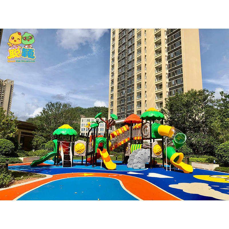 New Design Kids Outdoor Playground Items Amusement Park Equipment Plastic Slide for Children