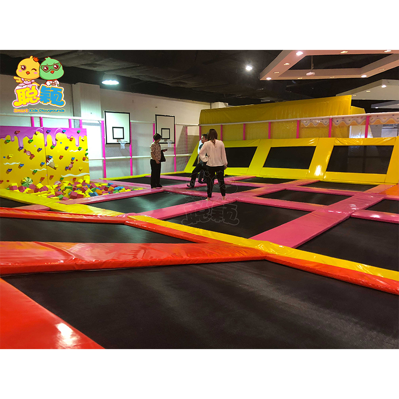 China Professional Happy Sports Toy Kid Sets Funny Wall Trampoline Indoor Soft Play Area Playground Factory