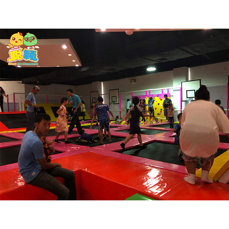 China Professional Happy Sports Toy Kid Sets Funny Wall Trampoline Indoor Soft Play Area Playground Factory