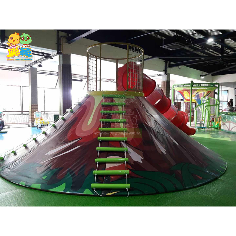 Factory Price Jungle Theme Kids Soft Play Area Indoor Playground With Ball Pool& Trampoline Wholesale-SKP