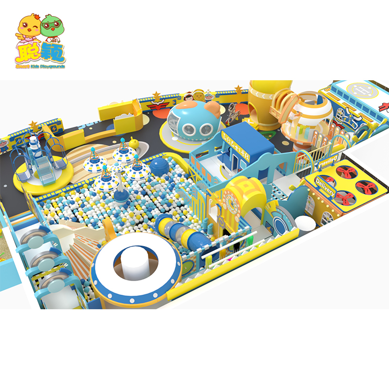 Oem Customized New Style Beautiful Kids Naughty Fort Indoor Playground Soft Play Toys Factory Price-SKP