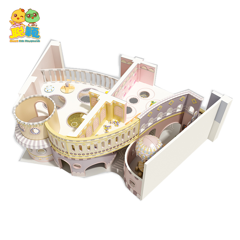 Professional New Design Attractive Kids Indoor Soft Play Playground With Big Ball Pool Factory From China-SKP