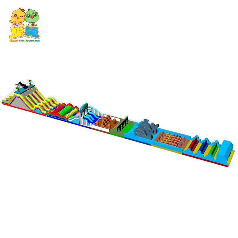 Best Price Popular Outdoor Children Amusement Park Equipment Inflatable Castle Slide Supplier-SKP
