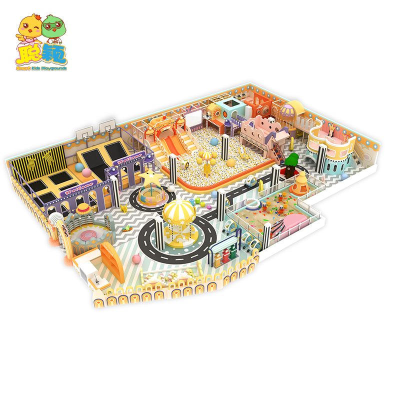 Wholesale Commercial Plastic Soft Play Amusement Park Indoor Playground For Sale With Good Price-SKP