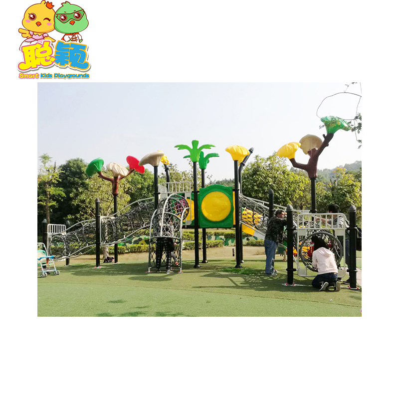 Attractive Funny Good Quality Children Play Area Outdoor Playground Equipment Slides with Swing Set