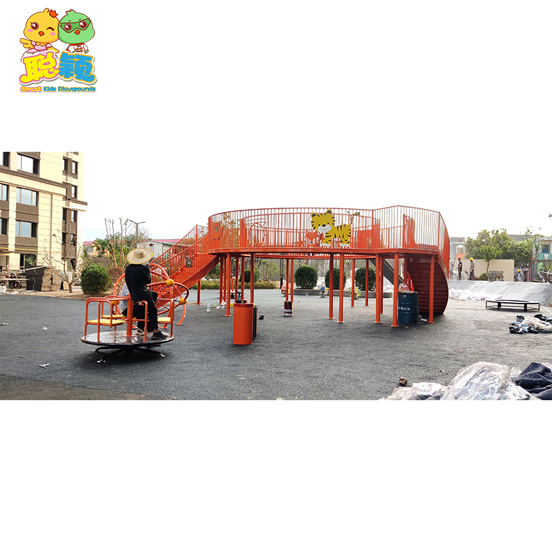 Durable Wear Resistance High Quality Amusement Park Outdoor Playground Slide For Sale