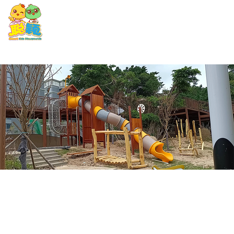 High Quality New Design Multi-functional Amusement Park Outdoor Playground Equipment Slide Wholesale-SKP