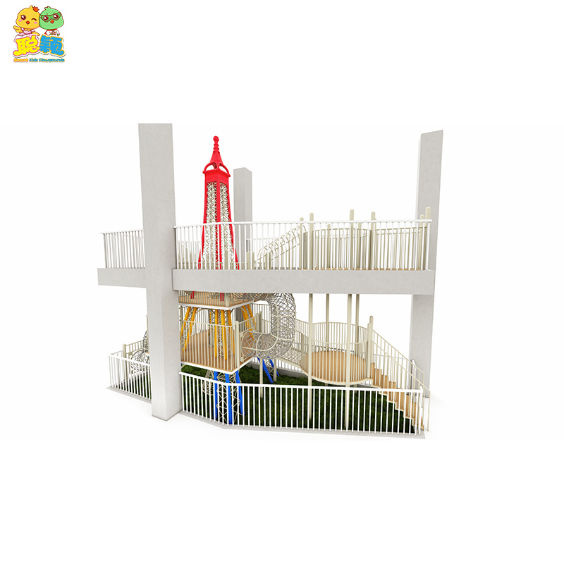 Stylish Commercial Amusement Park Indoor/Outdoor Playground Equipment Slide For Kids