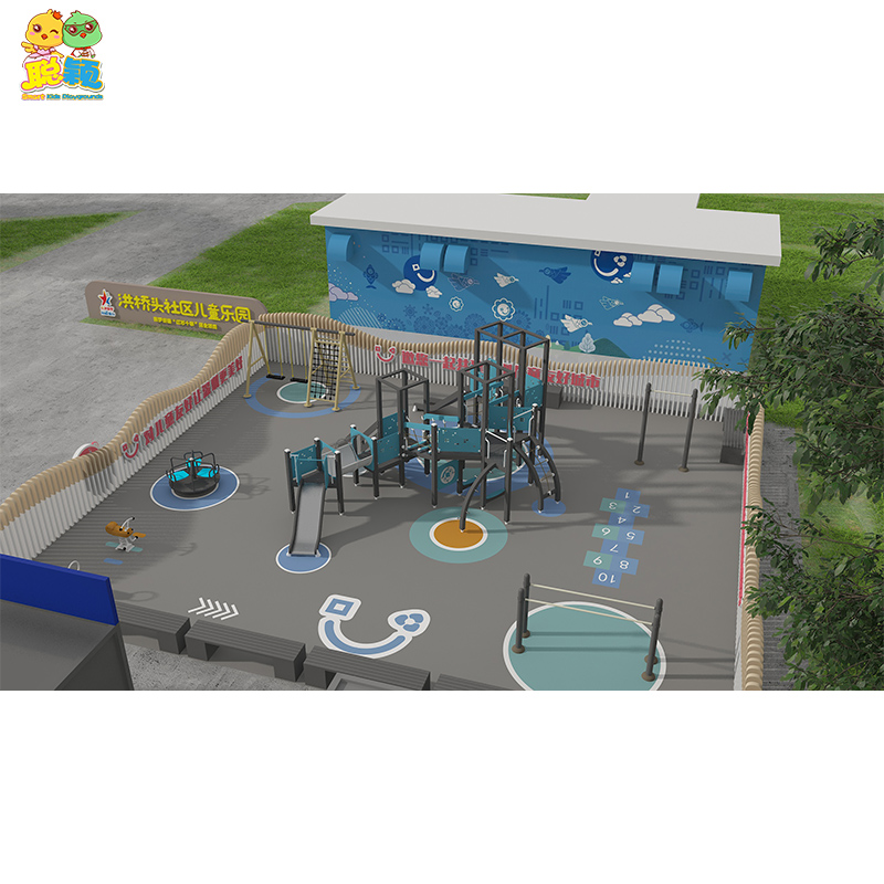 Modern Stylish Good Quality Outdoor Equipment Playground Slide For Kids