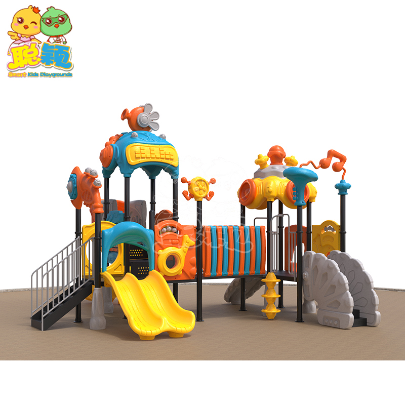 Multi-functional Stylish Kids Outdoor Playground Equipment Slide For Sale