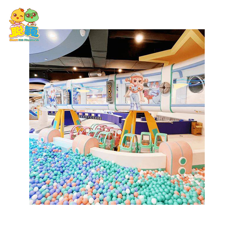 Big Ball Pool Trampoline Set Games Soft Play Area Amusement Park Indoor Playground
