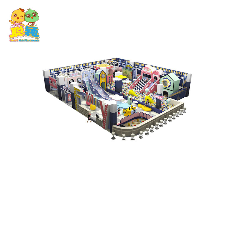 Big Ball Pool Trampoline Set Games Soft Play Area Amusement Park Indoor Playground