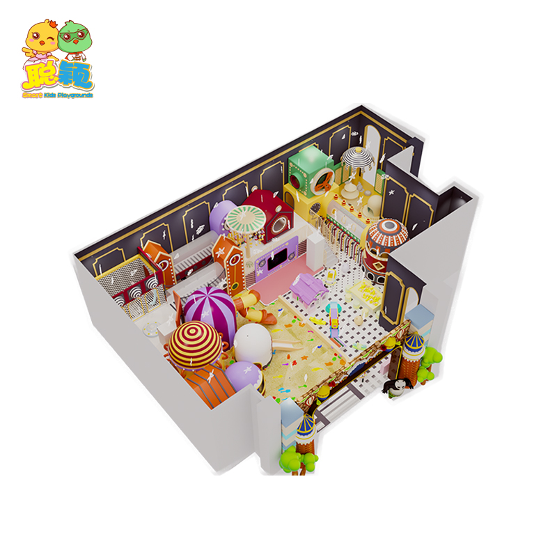 Mini Customized Naughty Castle Soft Play Area Indoor Playground With Ball Pool