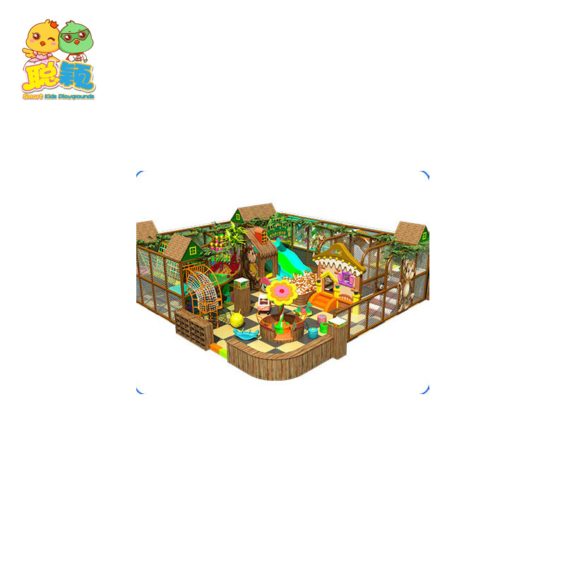 Natural Jungel Theme Soft Play Area Indoor Playground For Kids