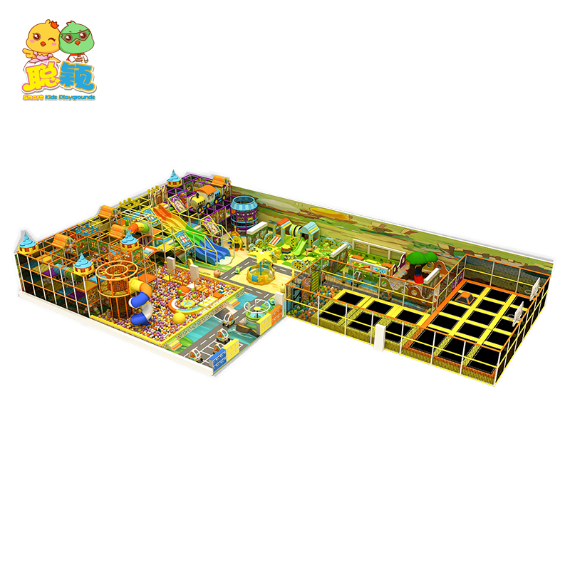 Natural Jungel Theme Soft Play Area Indoor Playground For Kids