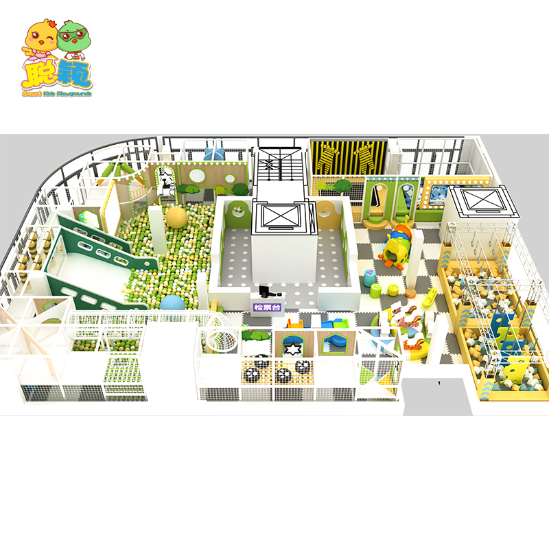 Electric Games Giant Slide Attractive Soft Play Area Indoor Playground With Good Quality
